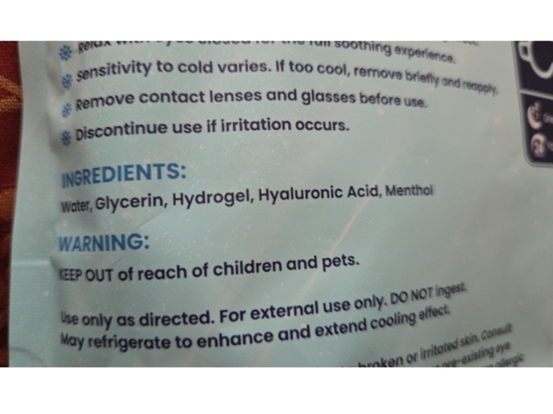 Eye Serenity Chill Eye Mask, 15 Count
