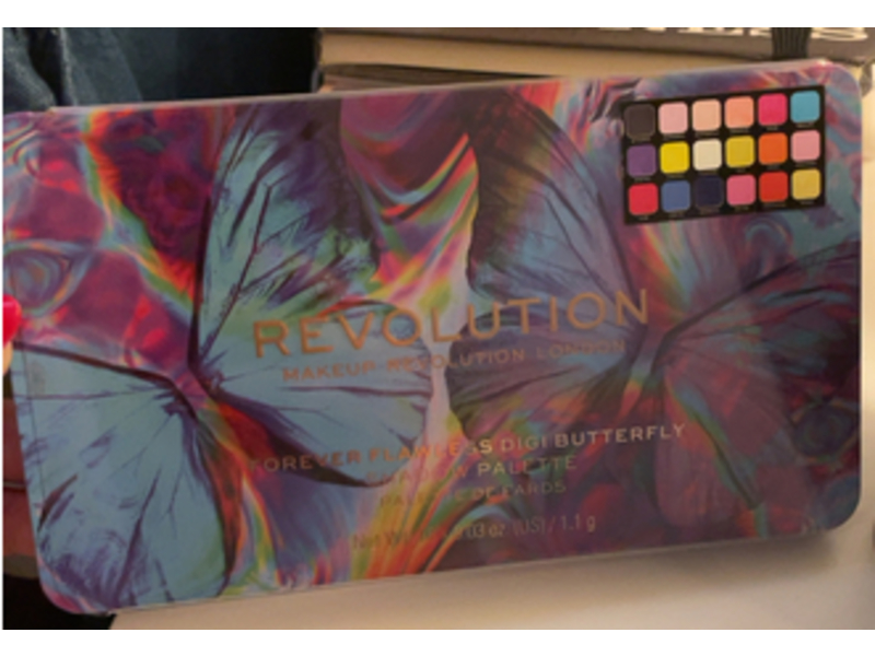 Revolution Forever Flawless Eyeshadow Palette, Digi Butterfly,0.03 oz/1.1 g