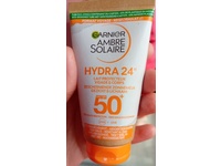 Garnier Ambre Solaire Hydra 24H Sunscreen, SPF 50+, 50 mL - Image 3
