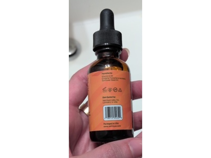 Natnique Vitamin E Oil, 1 fl oz/30 mL