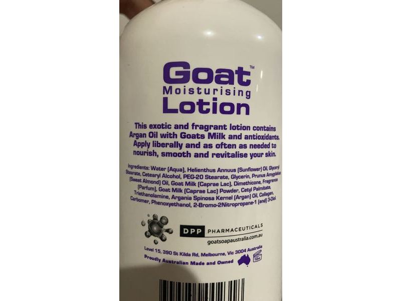 Goat Moisturising Lotion, Argan Oil, 500 mL