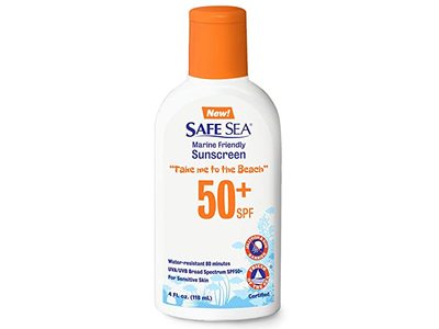 Safe Sea Marine Friendly Sunscreen Lotion, SPF 50+, 4 fl oz/118 mL