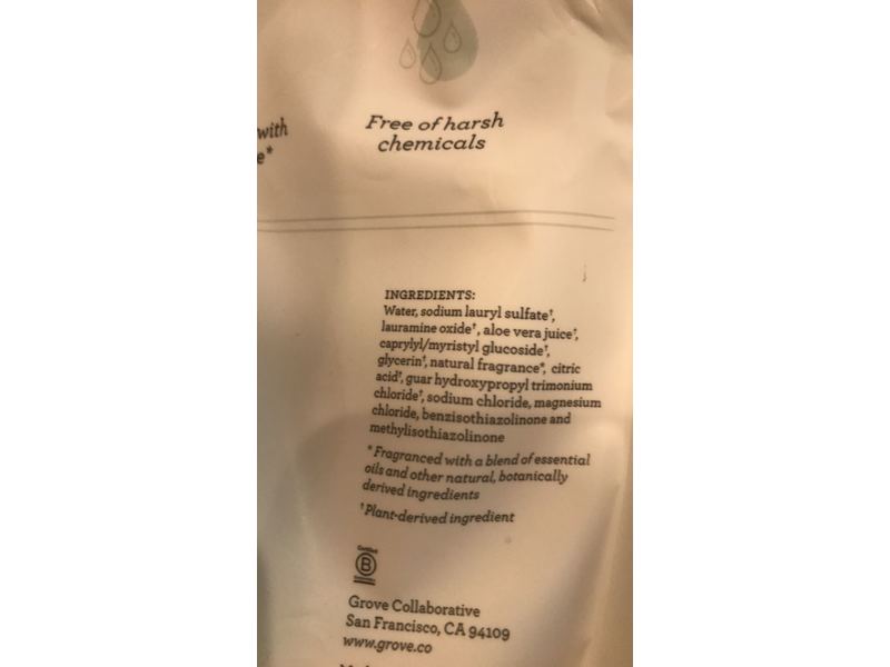 Grove Collaborative Gel Dish Soap, Lemon Eucalyptus & Mint, 32 fl oz/946 mL