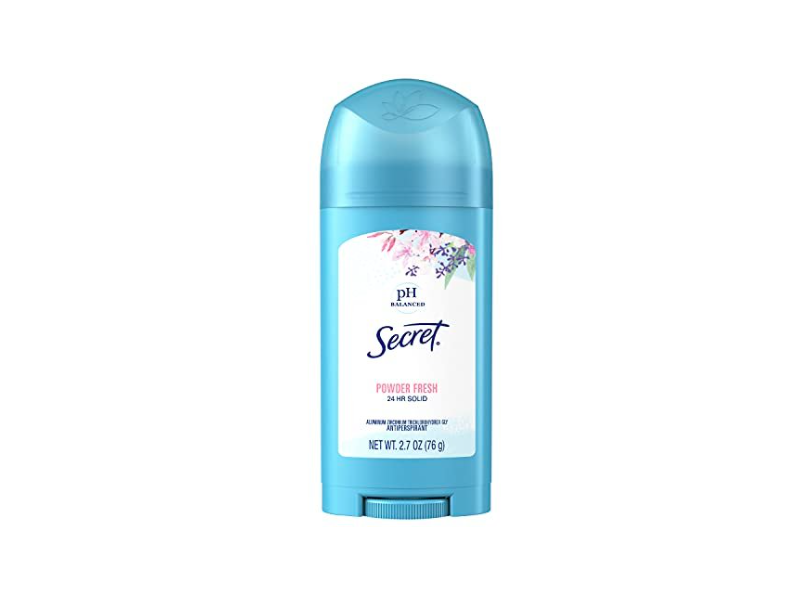 Secret Antiperspirant/Deodorant, Powder Fresh, 2.7 oz/76 g, Pack of 5