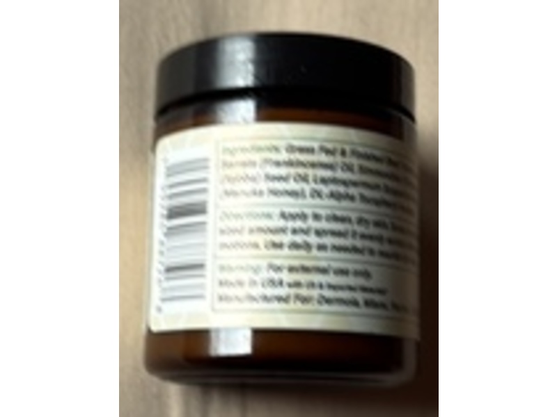Dermoia Whipped Beef Tallow Balm, Manuka Honey, 3 oz