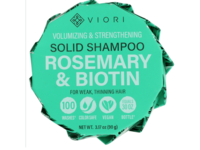 Viori Volumizing & Strengthening Sold Shampoo, Rosemary & Biotin, 3.17 oz/90 g - thumbnail 1