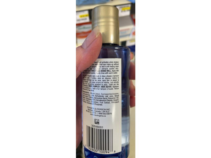 Neutrogena Eye Makeup Remover, 162 mL