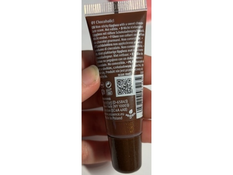 Essence Shiny Lip Gloss, Choco Bomb, 10 mL