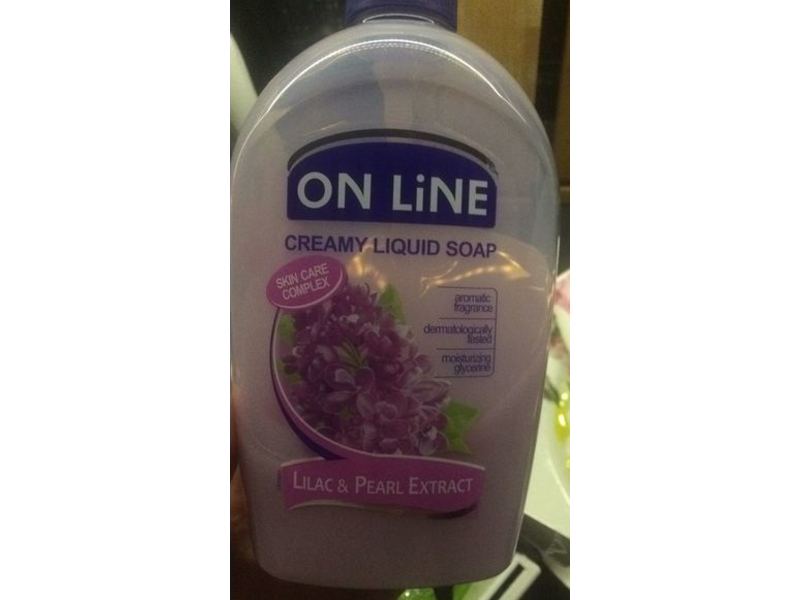 On Line Creamy Liquid Soap, Lilac & Peral Extract, 500 mL