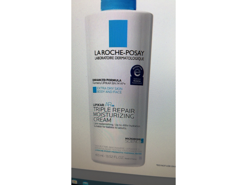 La Roche-Posay Triple Repair Moisturizing Cream, 13.52 fl oz (400 mL)