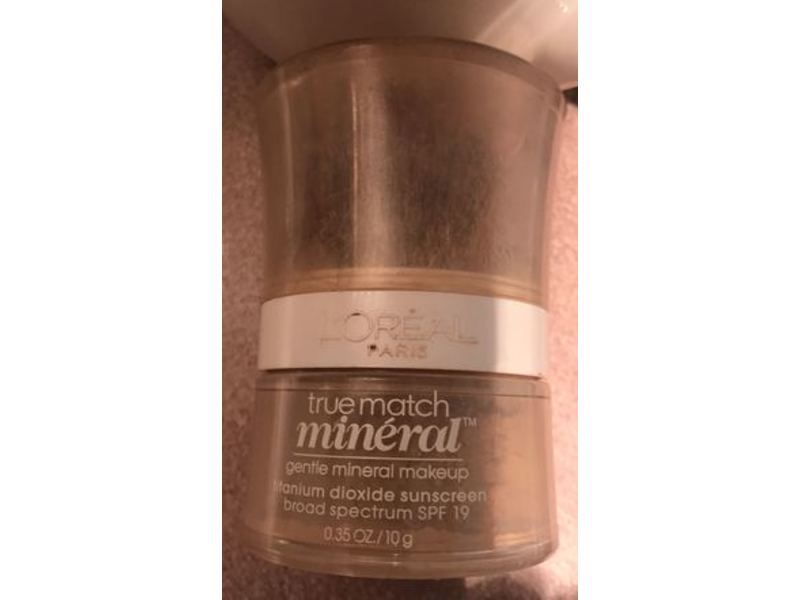 L'Oreal Paris True Match Mineral Gentle Mineral Makeup, SPF 19, Buff Beige, 0.35 oz/10 g