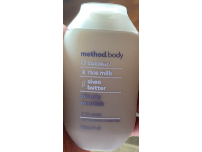 Method Simply Nourish Body Wash, 3.4 oz/100mL