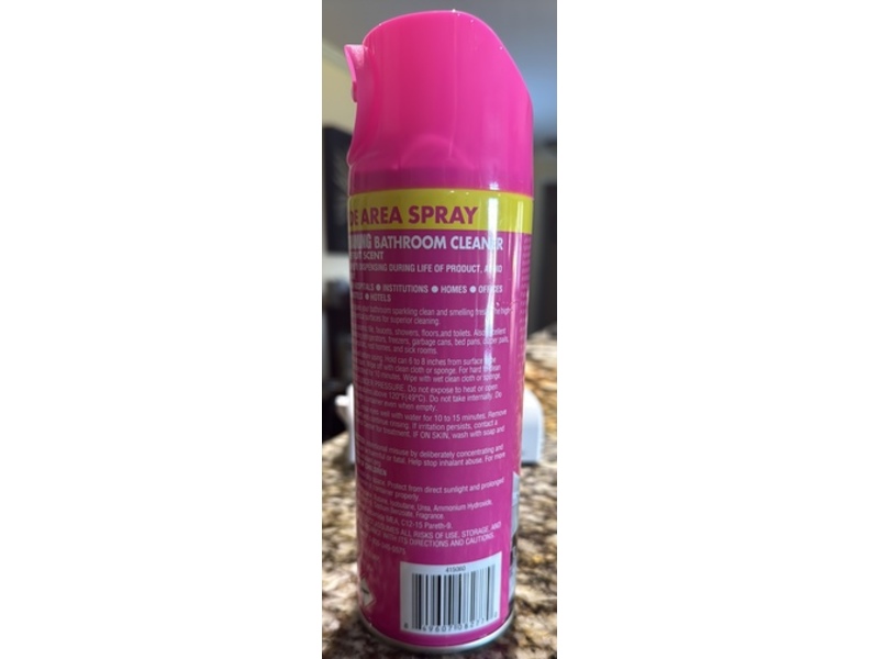 Homebright Power Foaming Bathroom Cleaner, Pink Grapefruit, 10 oz