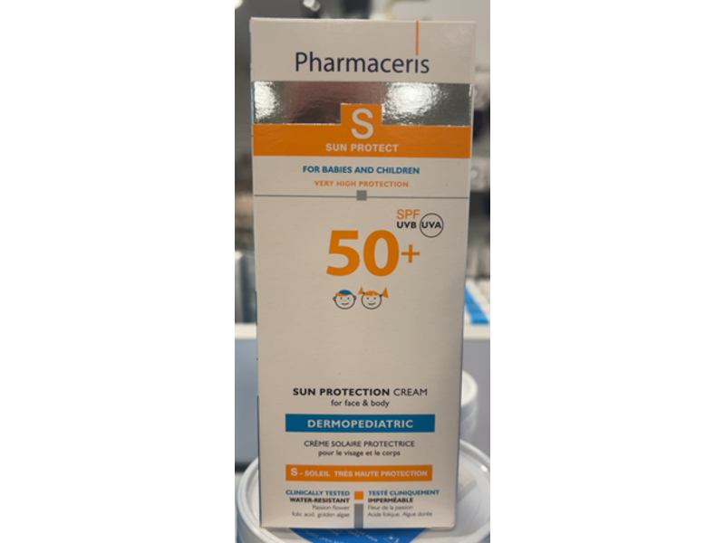 Pharmaceris Sun Protection Cream, SPF 50+, 4.1 fl oz/125 mL