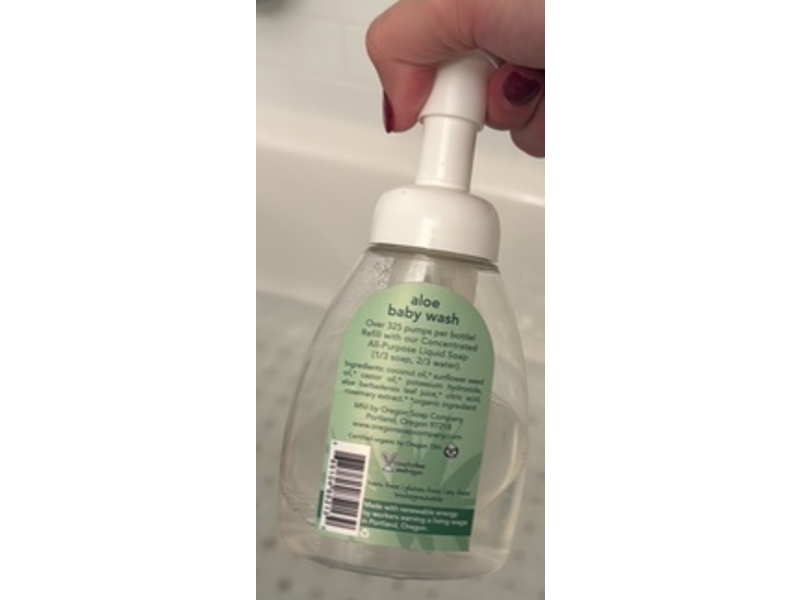 Oregon Soap Company Baby Wash, Aloe, 8.3 fl oz/250 mL