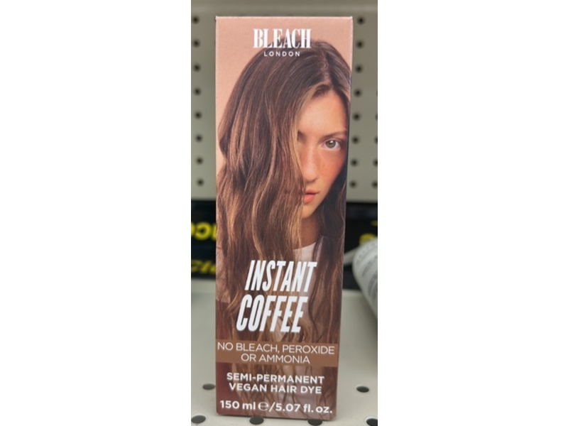 Bleach London Semi-Permanent Vegan Hair Dye, Instant Coffee, 5.07 fl oz/150 mL