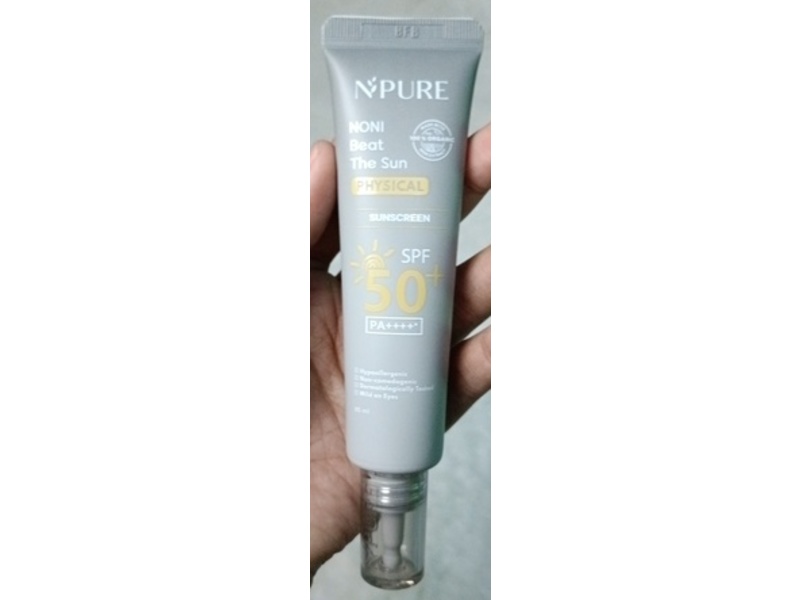 NPure Noni Beat The Sun Sunscreen, Physical, SPF 50+, PA++++, 35 mL