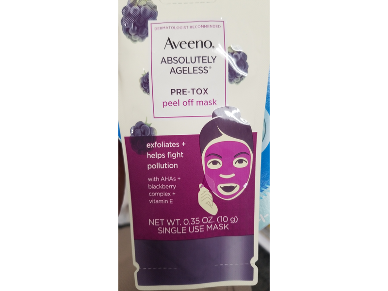 Aveeno Absolutely Ageless Pre Tox Peel Off Mask, 2.0 oz/59 g