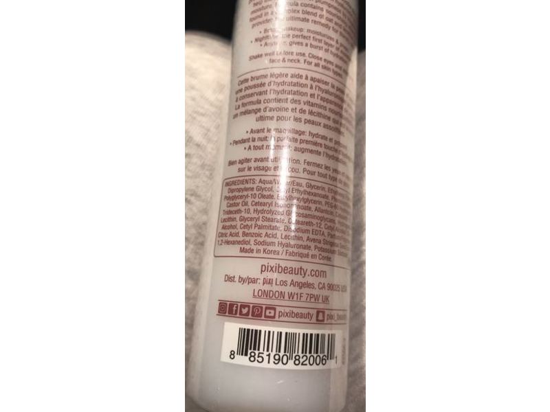 Pixi Hydrating Milky Mist, 5.4 fl oz/160 mL