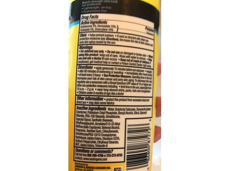 Neutrogena Beach Defense Sunscreen Lotion, SPF 70, 6.7 fl oz / 198 mL