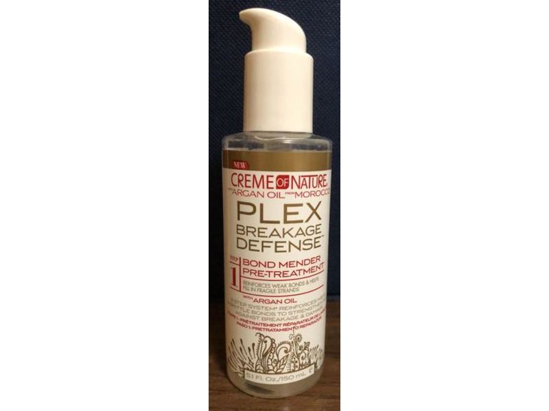 Creme Of Nature Plex Breakage Defense Bond Mender Pre Treatment, Argan Oil, 5.1 fl oz/150 mL