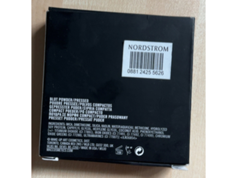 M.A.C Blot Pressed Powder, Light, 0.42 oz/12 g