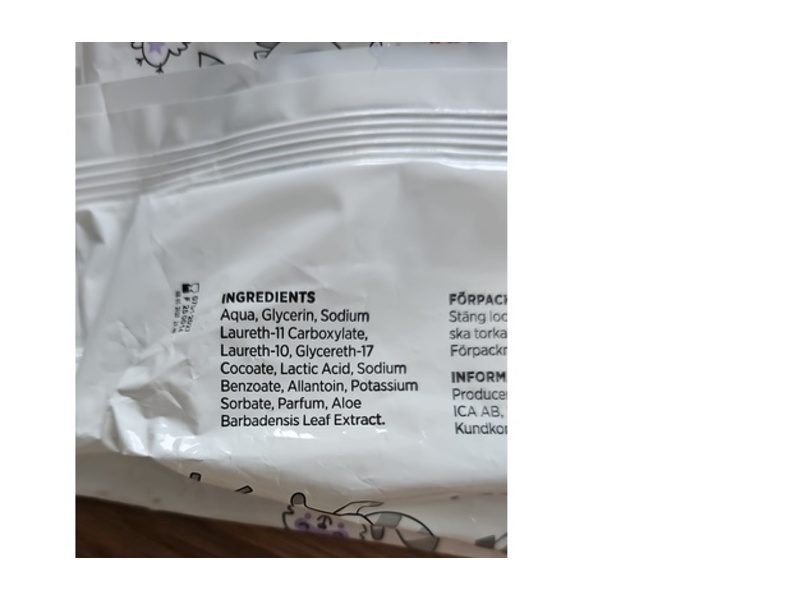 ICA Perfumed Baby Wipes, 72 Count