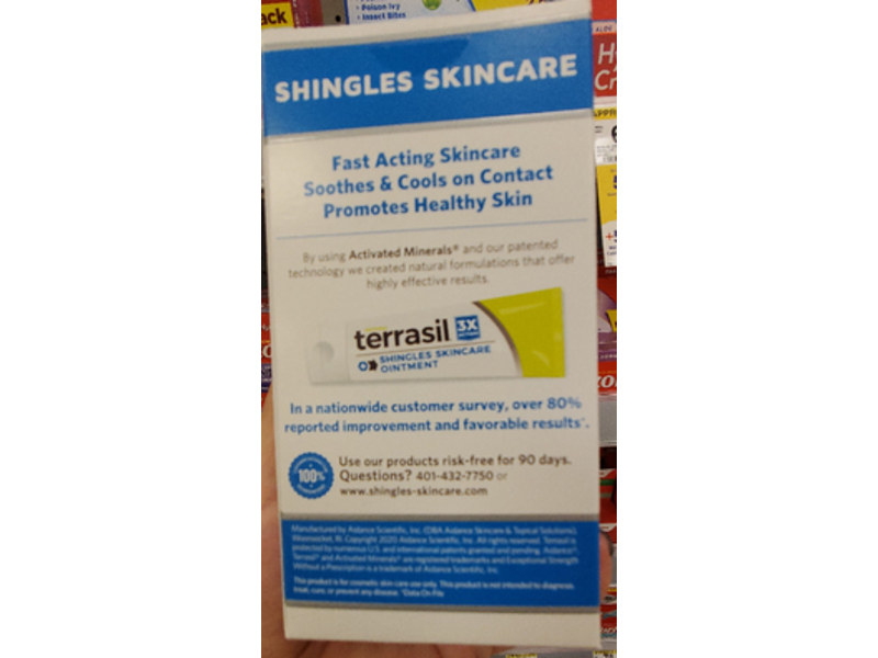 Terrasil Shingles Ointment, 1.5 oz/45 g