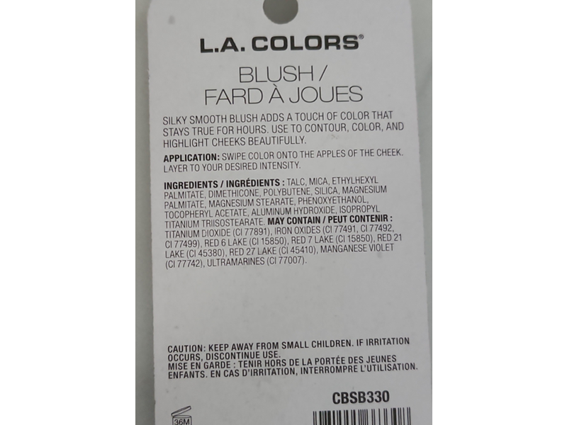 L.A Colors Professional Series Blush, Applicator, Bsb330 Toast, 0.13 oz/3.8 g