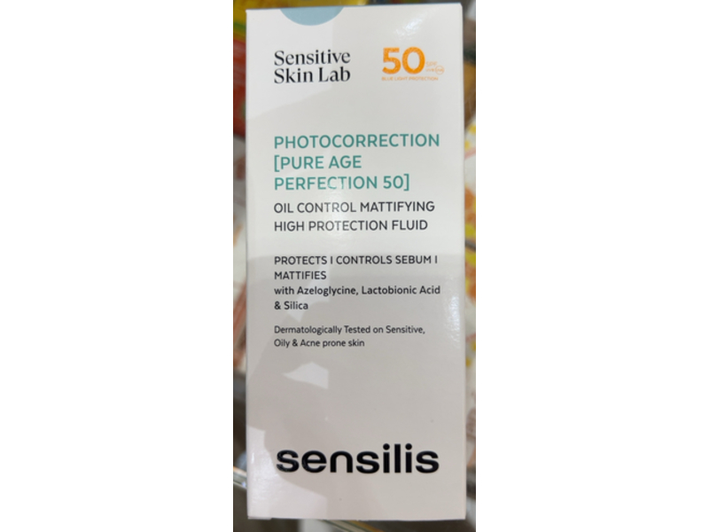 Sensilis Photocorrection Pure Age Perfection, SPF 50, 40 mL