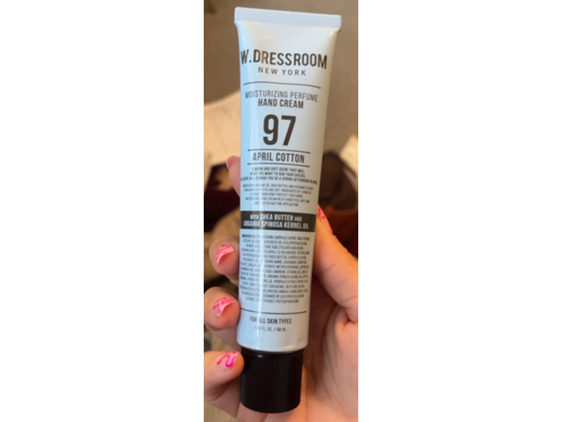 W.Dressroom Moisturizing Perfume Hand Cream, No.97 April Cotton 1.69/50 mL