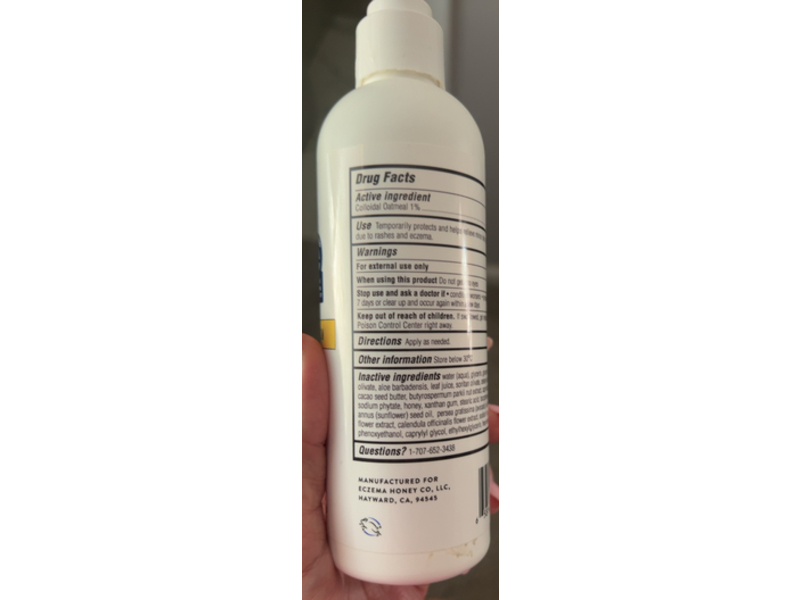 Eczema Honey Colloidal Oatmeal Body Lotion
