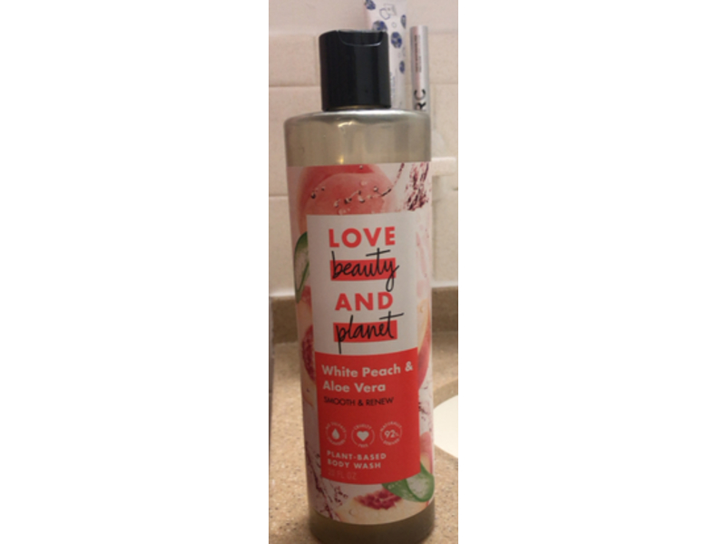 Love Beauty & Planet Body Wash, White Peach & Aloe Vera, 20 fl oz