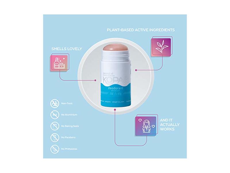 Kopari Deodorant, Tropical, Coconut Oil, 2 oz/57 g