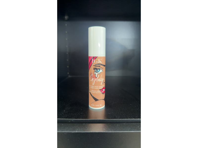 IGK Cry Baby Anti-Frizz Smoothing Serum, 1.5 fl oz/44 mL
