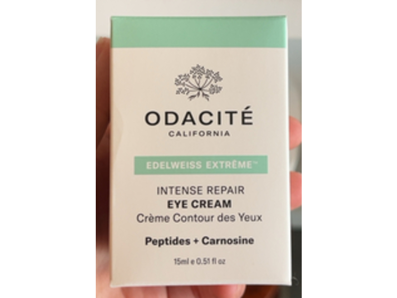 Odacite Edelweiss Extreme Intense Repair Eye Cream, Peptides + Carnosine, 0.51 fl oz/15 mL