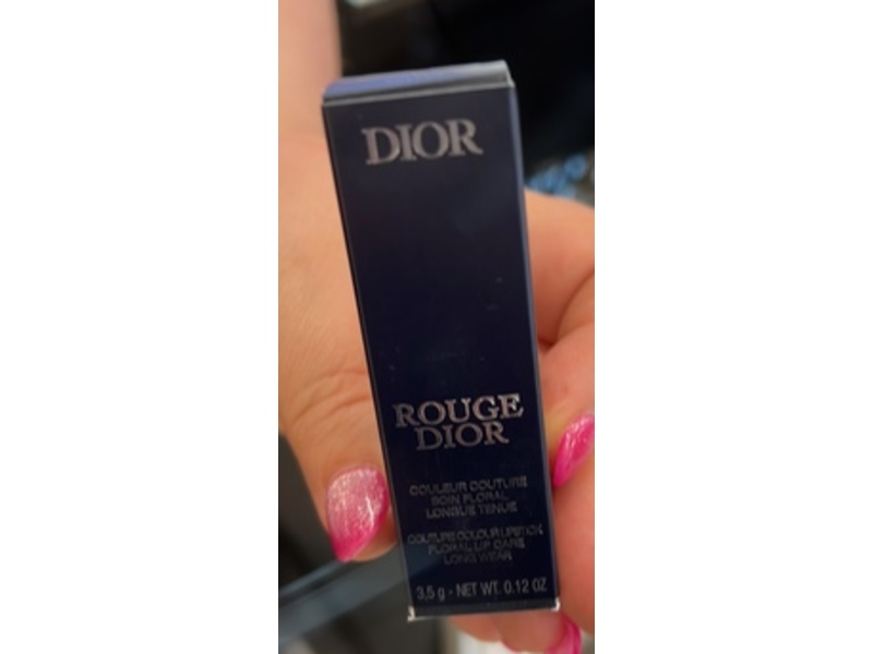 Dior Couture Colour Lipstick, 999 Velvet, 0.12 oz/3.5 g