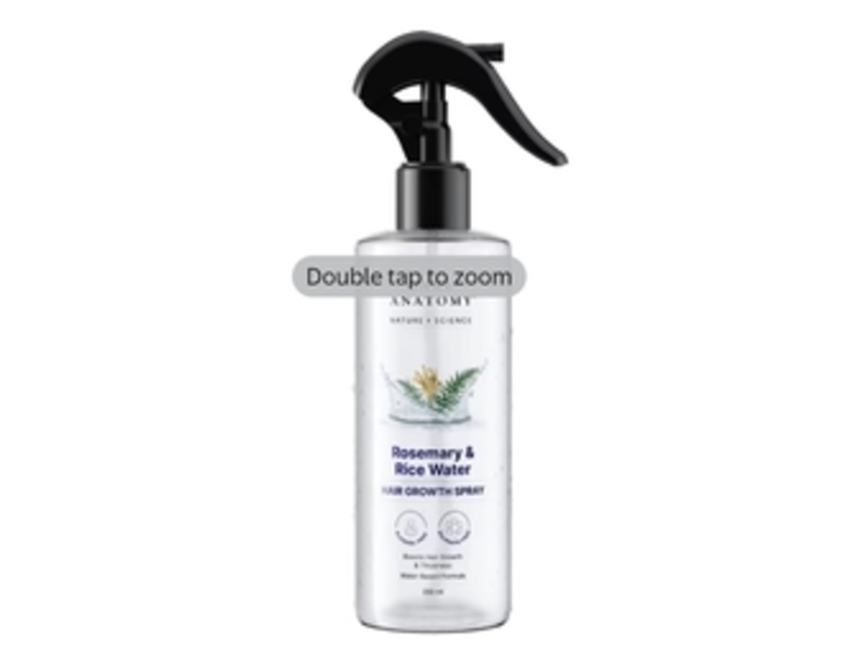 Bare Anatomy Hair Growth Spray, Rosemary & Rice Water, 6.76 fl oz/200 mL