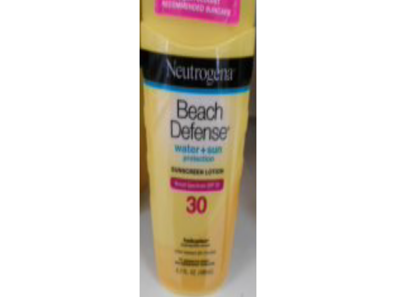 Neutrogena Beach Defense Sunscreen Lotion, SPF 30, 6.7 fl oz/198 mL