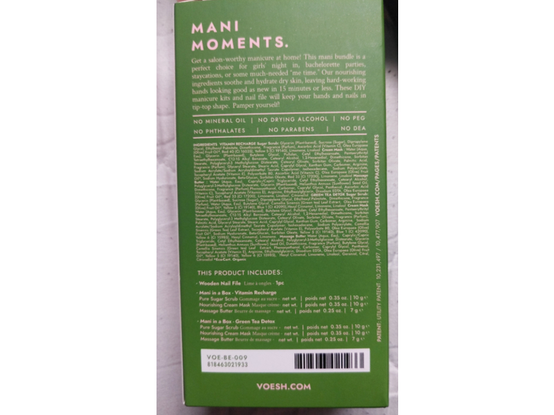 Voesh New York Mani Moments Mani In A Box Duo With Nail File