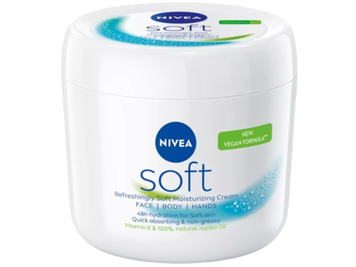 Nivea Refreshingly Soft Moisturising Cream, 500 mL