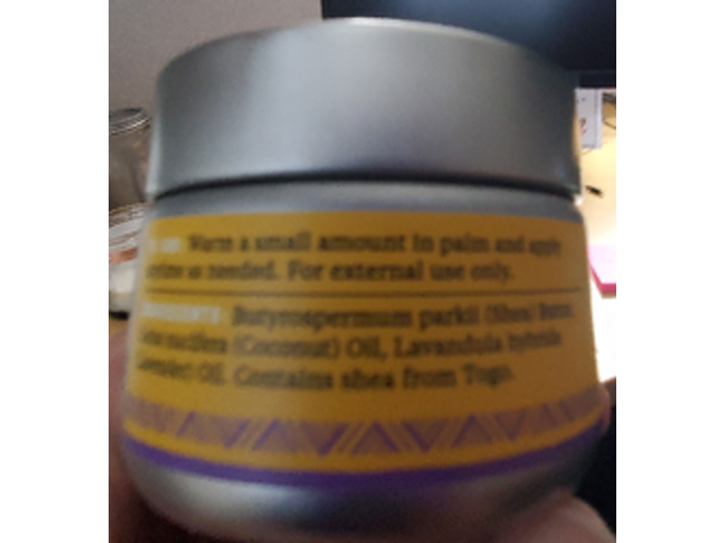 Alaffia Whipped Shea Butter & Coconut Oil, Wild Lavender, 1.5 oz