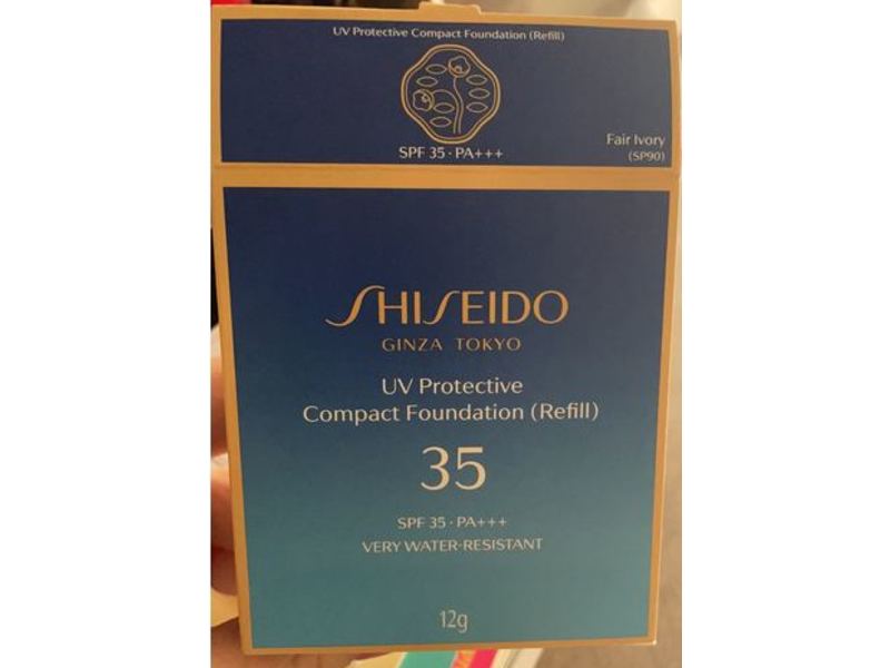 Shiseido UV Protective Compact Foundation Refill, Fair Ivory, SPF 35, 0.42 oz/12 g