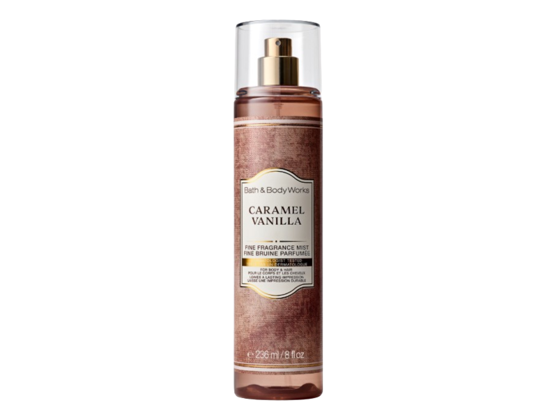 Bath & Body Works Fine Fragrance Mist, Caramel Vanilla, 8 fl oz/236 mL