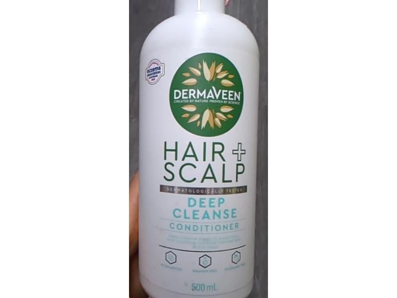 DermaVeen Hair + Scalp Deep Cleanse Conditioner, 500 mL