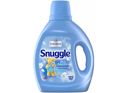 Snuggle Blue Sparkle Fabric Conditioner, Cuddle-Up Fresh, 110 Loads, 74.8 fl oz/2.21 L