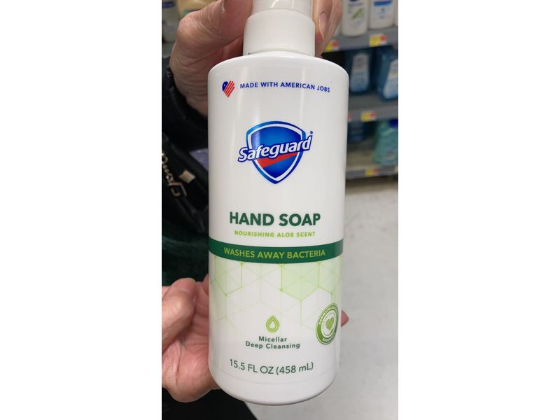 Safeguard Hand Soap Nourishing, Aloe Scent, 15.5 fl oz/458 mL