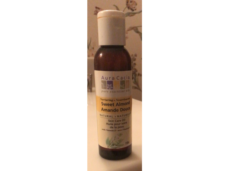 Aura Cacia Skin Care Oil, Sweet Almond, 4 fl oz/118 mL