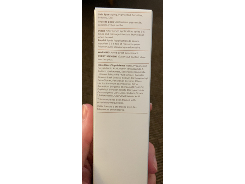 Osmosis Boost Peptide Activating Mist, 2 fl oz/80 mL