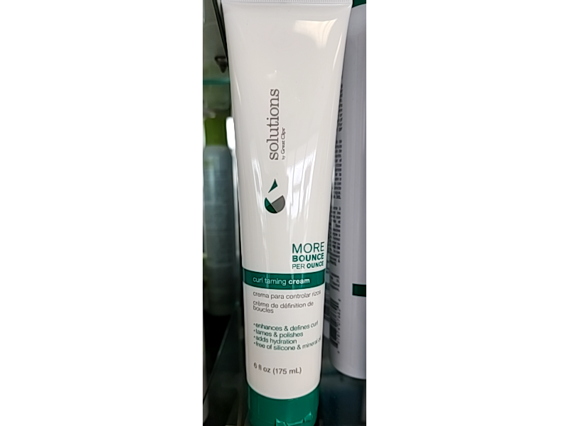Great Clips Solutions Curl Taming Cream, 6 fl oz/175 mL